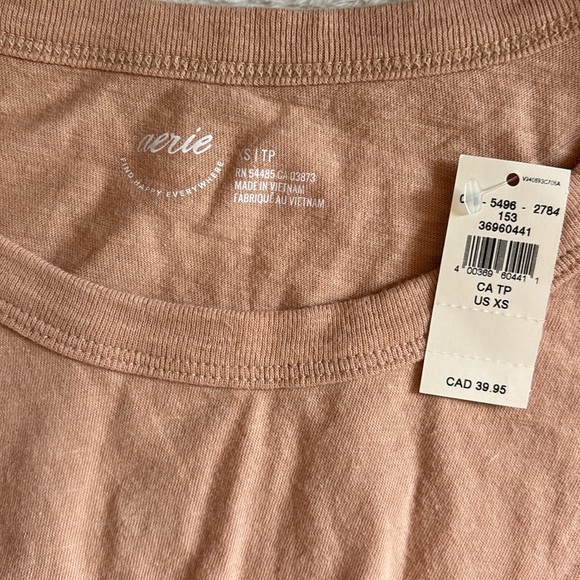 NWT Aerie Cropped Wrapback T-Shirt - Picture 10 of 11